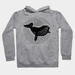 Vintage Whale Hoodie